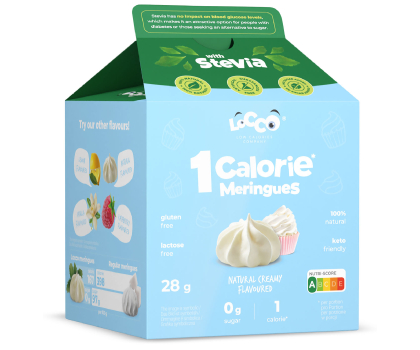 Zdrowa żywność AmerPharma LoCCo 1 kcal Bezy Niskokaloryczne Naturalne